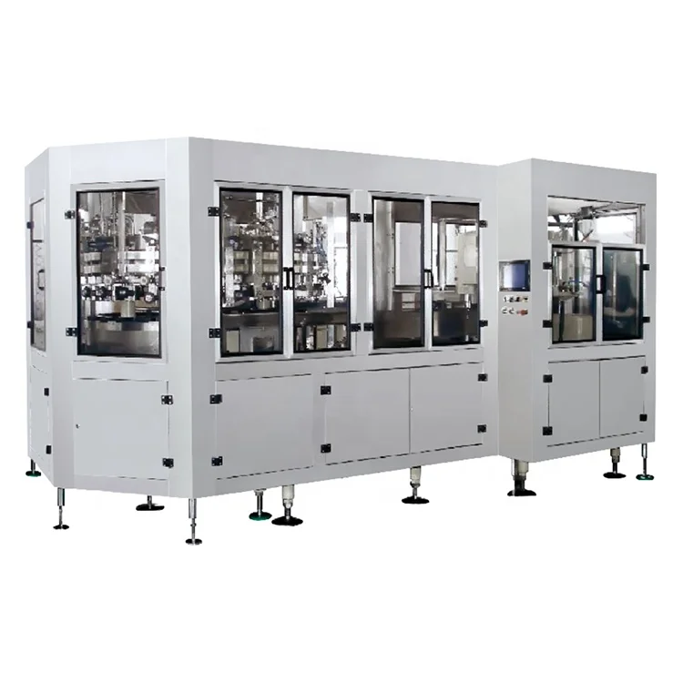 Automatic Craft Beer Aluminum Can Filling Sealing Machine / Beer Canning Equipment Line