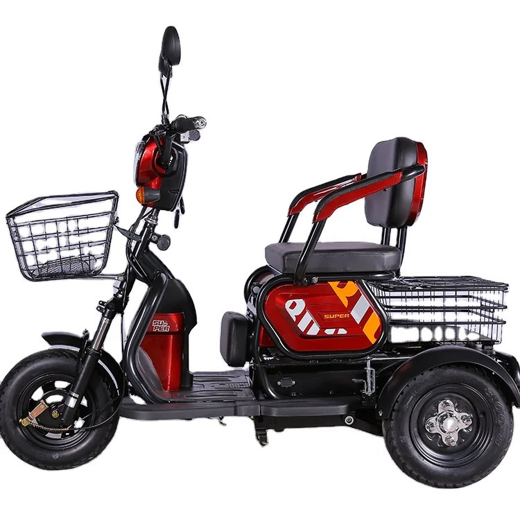 
Factory Sale Custom City Car Lead Battery Chinese Adult Electric Tricycle 