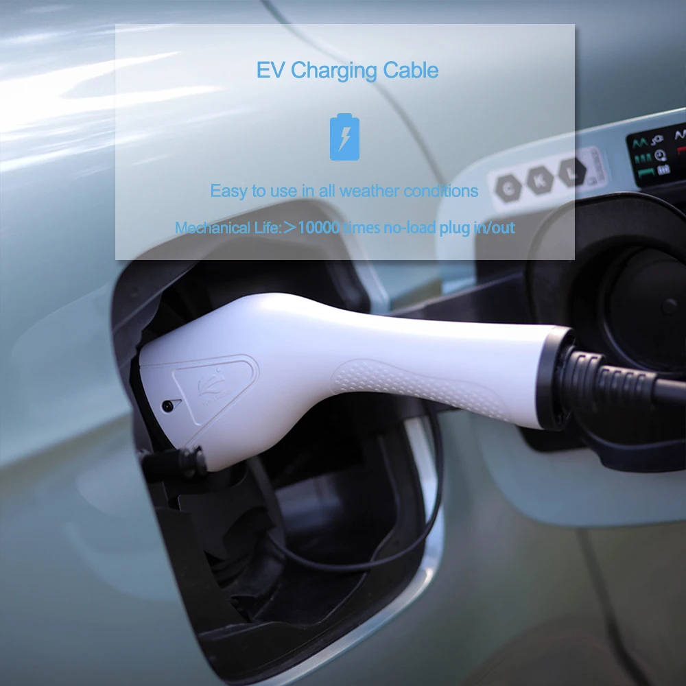 Кабель IP54 EV типа 2 к Type2 EV штекер зарядный кабель 1 фазы 16A EV зарядный кабель