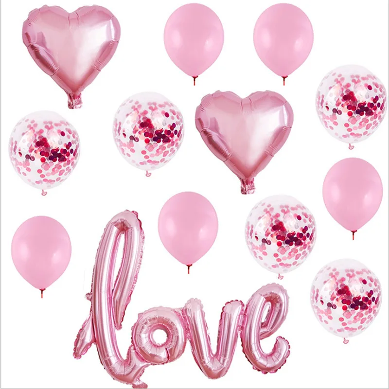 
Heart Shaped Love Wedding Balloon Party Decoration Latex Helium Foil Balloons Wholesale 