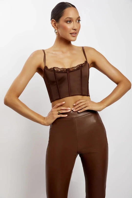 2022 New Design Women Wholesale Sexy Fashion Lace Cami Crop Top Black Camisole Tops