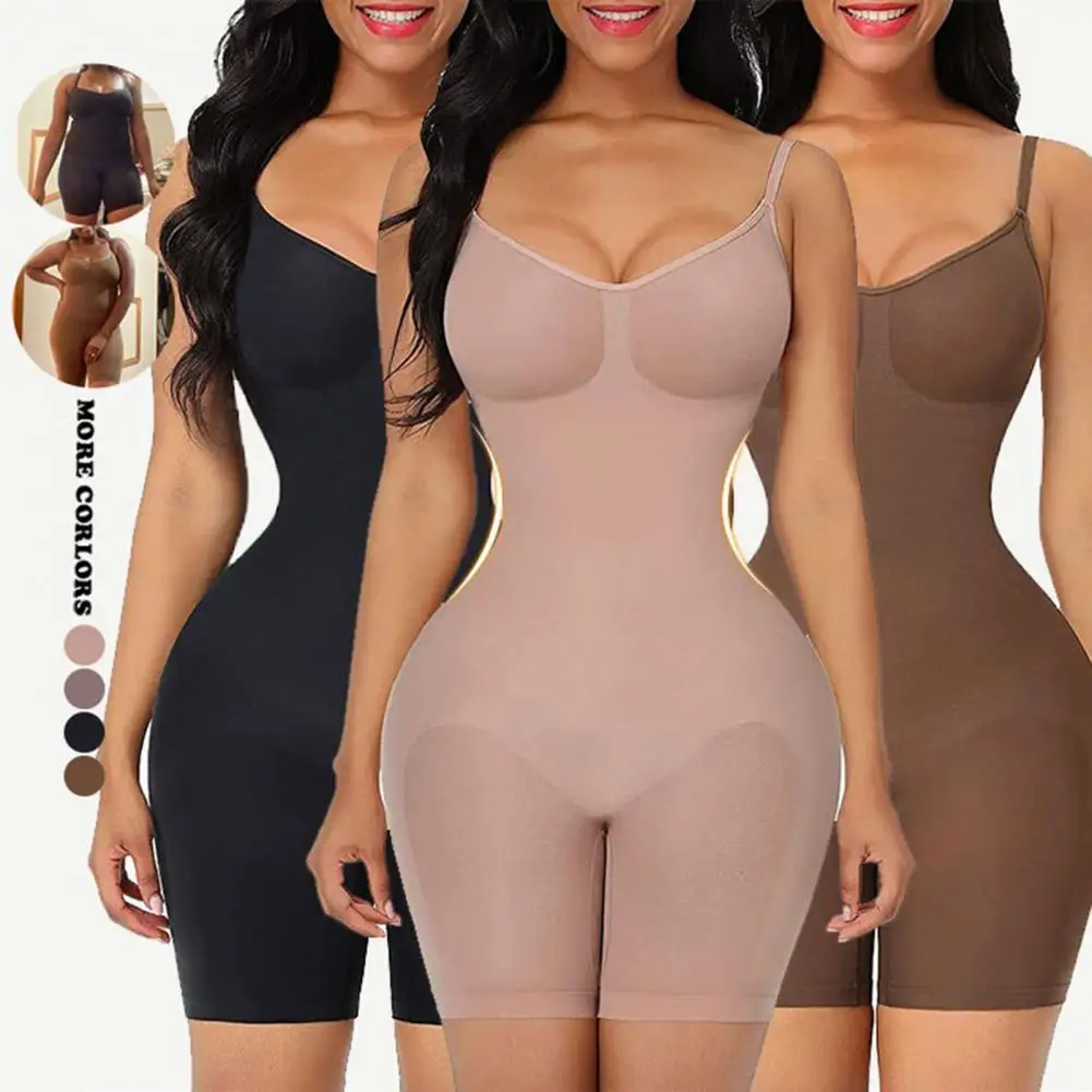 HOT SALE Wholesale Fajas colombianasSeamless Shapewear High Waist Slimming Tummy Control Full Body Shaper Shapewear for women