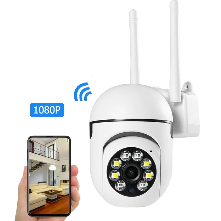 Sound detection outdoor video surveillance Auto tracking 360 degree 1080p wifi ip camera smart home wireless security ptz camera