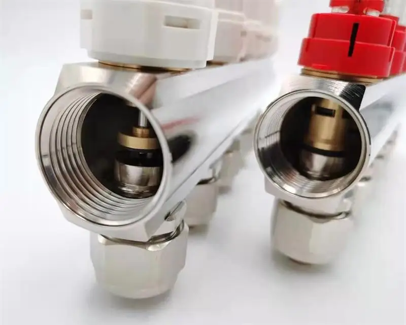 27.107 brass flow meter heating floor manifold