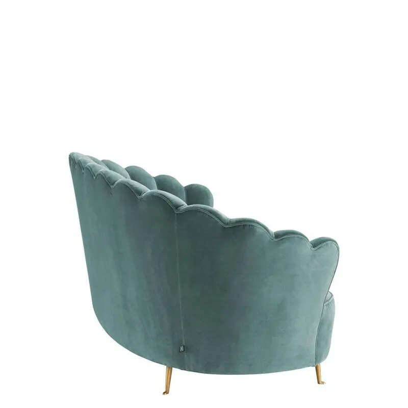 Foshan Modern Design Messina Curved Couch Luxury Hotel and Home Furniture