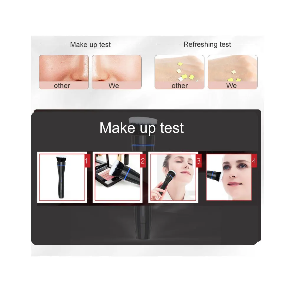 More Naturely Cosmetic Makeup Tools Decorative Makeup Brush 3 IN 1 Electric Custom Makeup Brushes