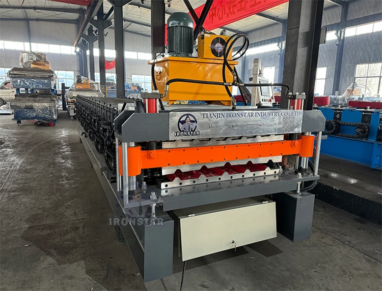 Double Layer Light Keel Roll Forming Machine With Special Offer For Roof Building Material Machinery