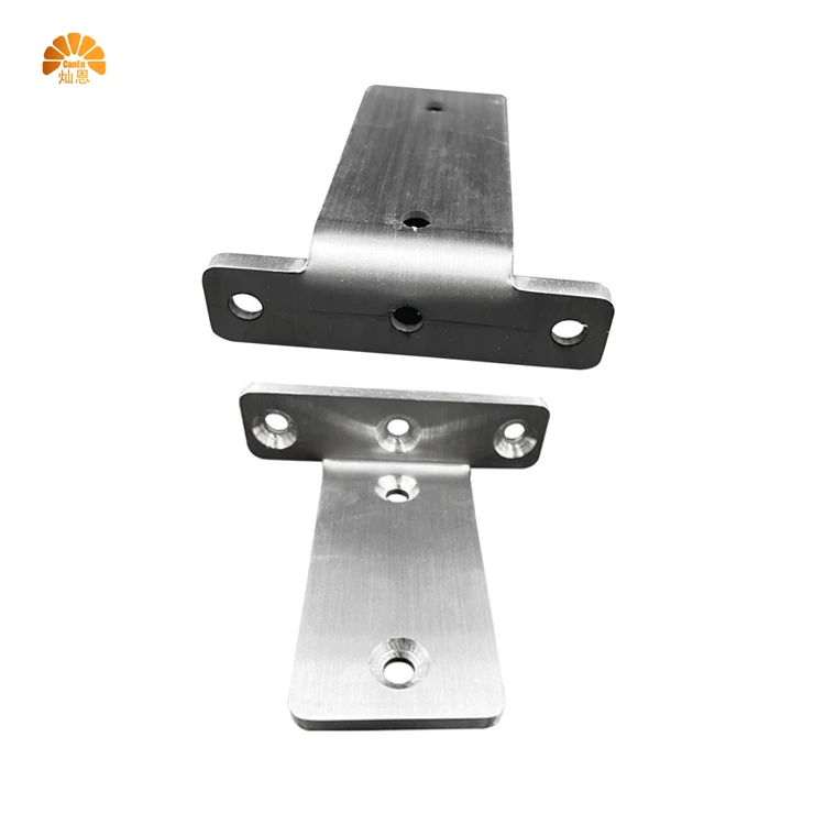 Stainless steel Metal Invisible Floating Shelf Support T Shape Shelf Bracket Heavy Duty Wooden Board Bracket