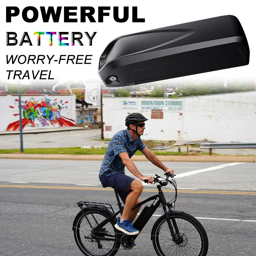 EU US Dropshipping Product Rechargeable Hailong E Bike Battery 48V 13Ah 36V 16Ah 10Ah Triangle Ebike Batterie Case For Galaxy