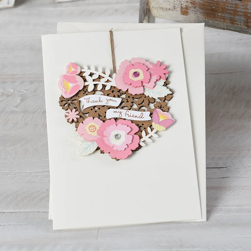 Luxury Handmade Full-Color Greeting Cards 6 Designs for Christmas Invitation Thank You Happy Birthday & Congratulations