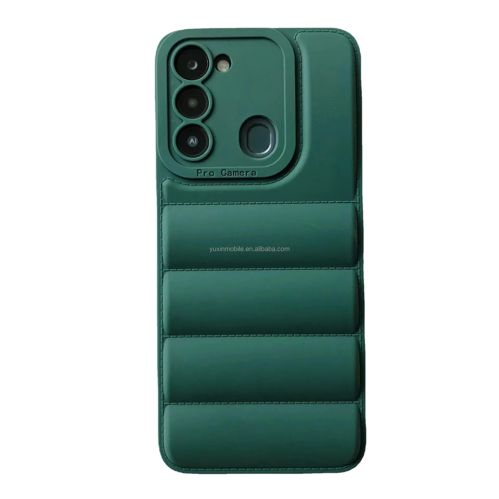 INS HOT Custom Soft TPU Down Jacket Puffer phone case Mobile Phone Cover Cases for tecno/spark /infinix/iphone/samsung/hot 10