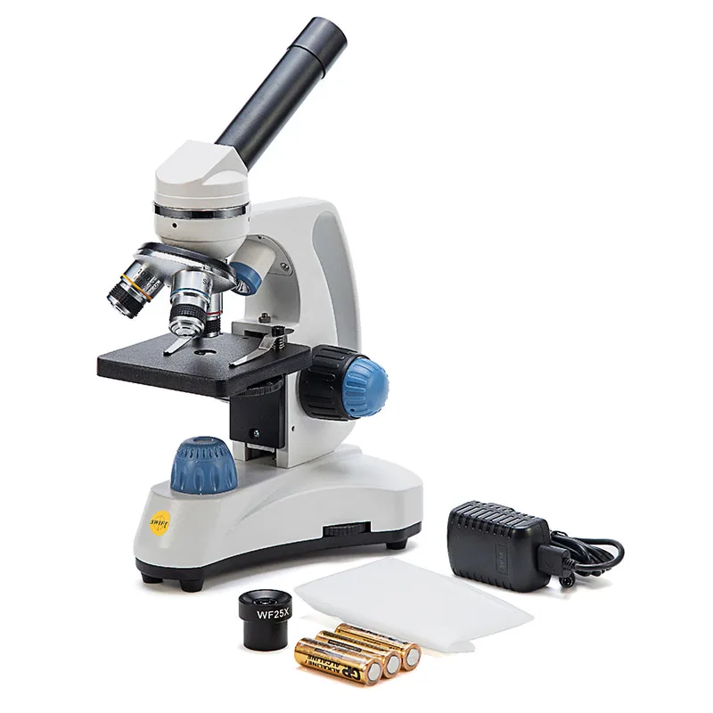 SWIFT-SW150 Rotatable Professional Microscope 1000x Monocular Microscope for Kids Biological Microscope
