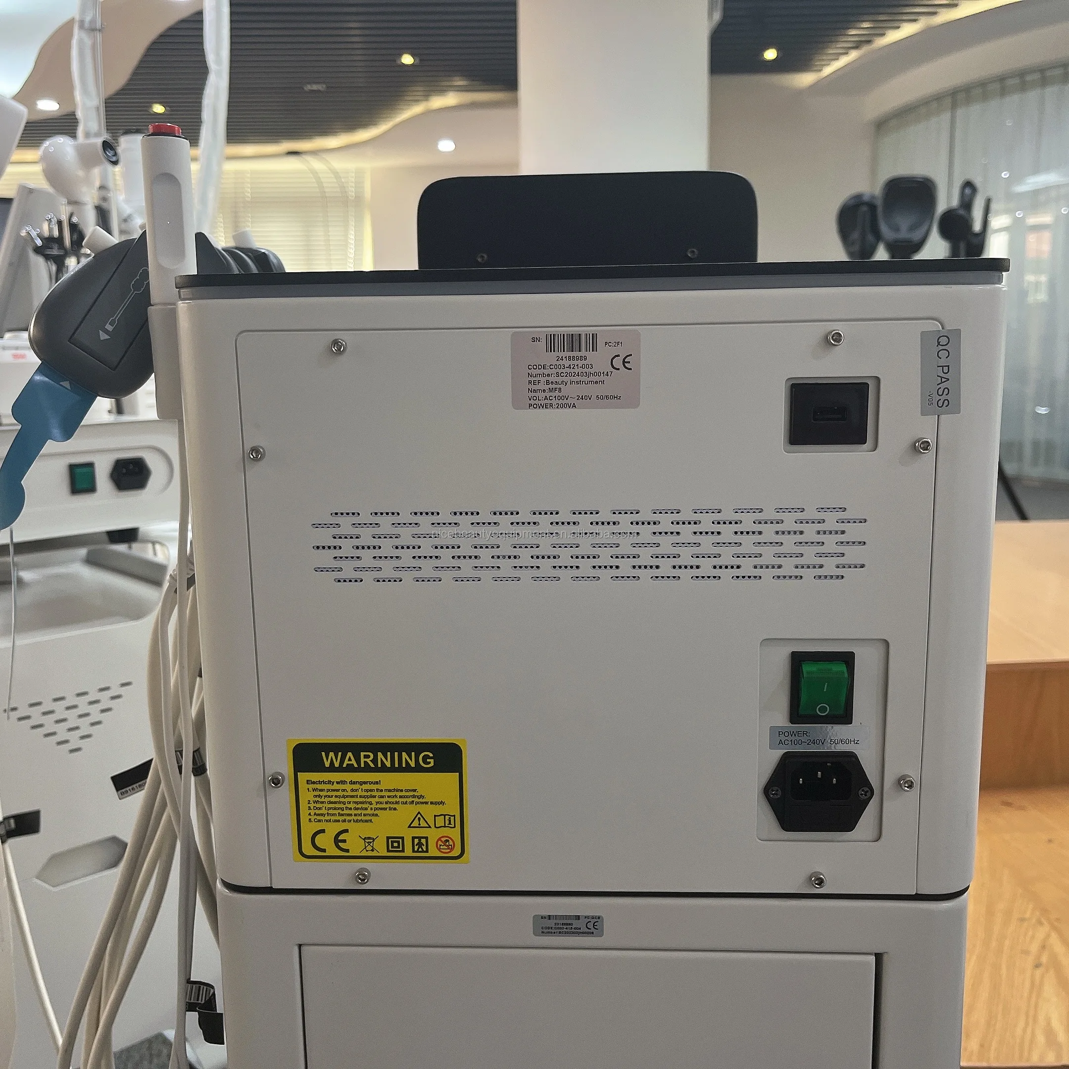 Portable Ems Magnetic Face Machine Peface Ems Facial Face And Neck Ems Rf Face Mask Emrf