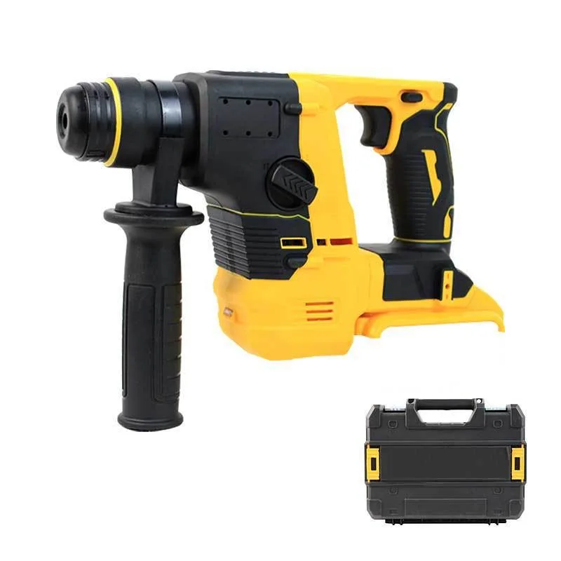 ZY Cordless Impact Hammer Lithium Drill Multi-Function Hammer Drill Two-In-One Lightweight Electric Hammer