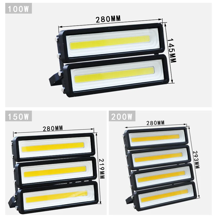 
smart High quality Outdoor IP65 COB driverless jointing Led Flood Light 