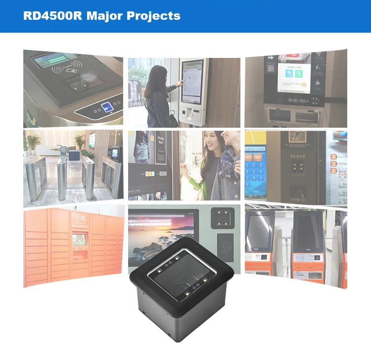 Factory price Embedded QR Code Reader 2D OEM Fixed Mount Barcode Scanner Module