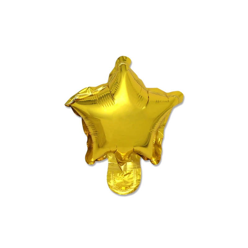5 inch star aluminum foil balloon multi-color optional birthday party wedding decoration star balloon wholesale
