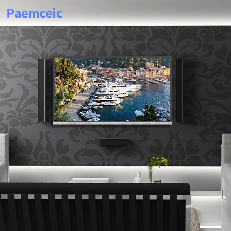 Горячая Распродажа телевизор 50 дюймов smart tv светодиодный android с металлической