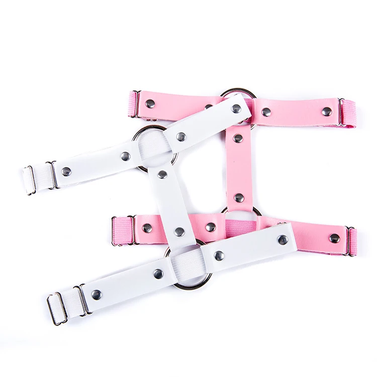 Женский кожаный пояс для чулок ног ремни на талию в стиле панк клубный танцевальный фестивальный