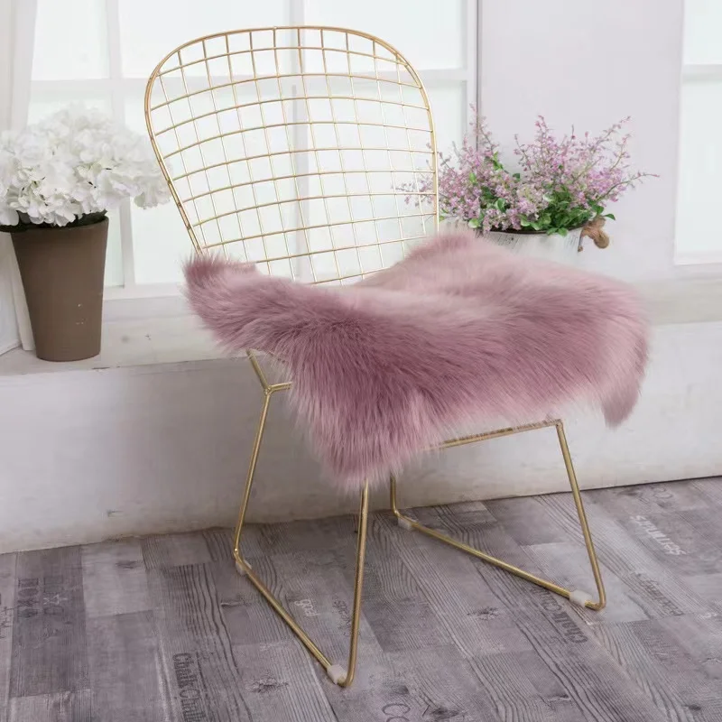 Bedroom Extra Soft Silky Smooth Shaggy Synthetic Fur Rug Fluffy Carpet Imitation wool carpet