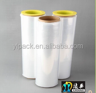 18 Micron Hand Use LLDPE Wrap Stretch Film Packaging Transparent Pvc Film OEM LS Moisture Proof Transparent Plastic Soft Casting