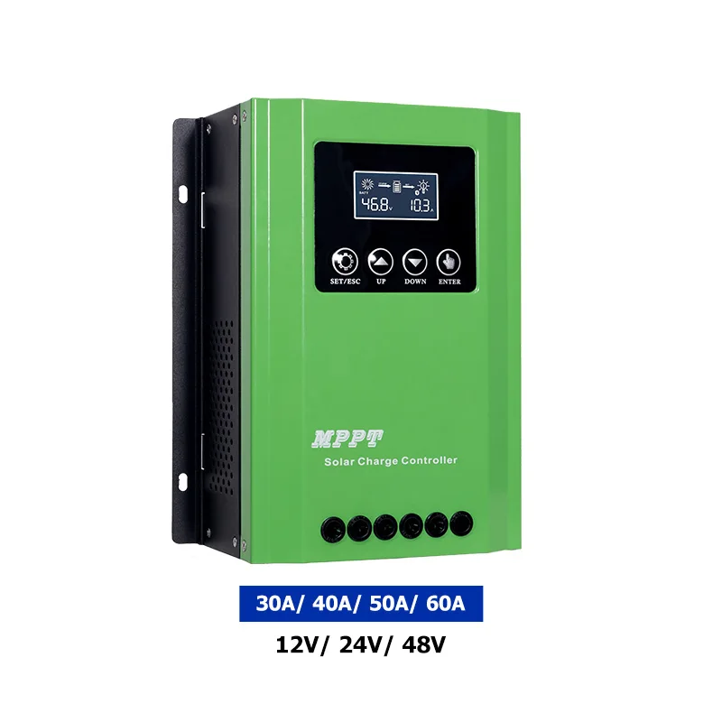 Guvenlikr 12v 24v 36v 48v auto WIFI RS485 Communication mppt solar charge controller circuit diagram 50a