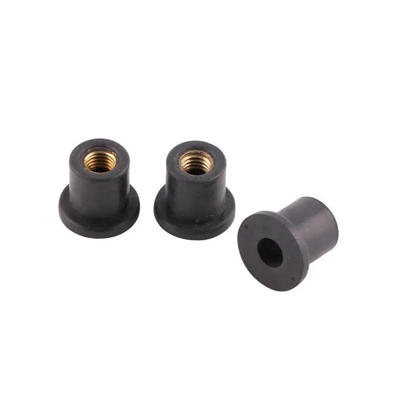 Fasteners Factory M3 M4 M5 Stainless Steel Threaded Insert Expansion Brass Rubber Rivet Nut