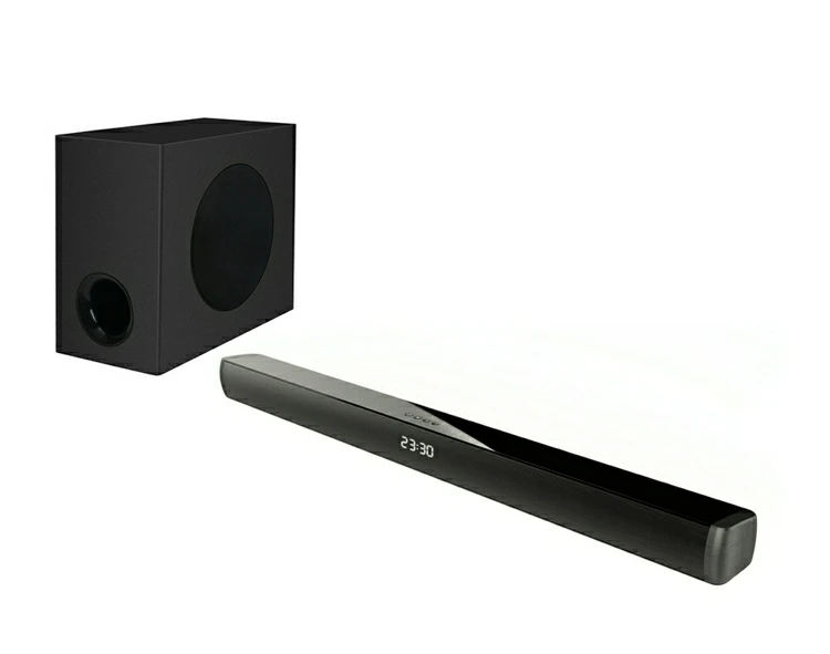 Samtronic 120W 2.1CH Wireless Soundbar Subwoofer Speaker 130dB TV Soundbar 3D Surround Sound System Home Theater BT V5.0 Speaker