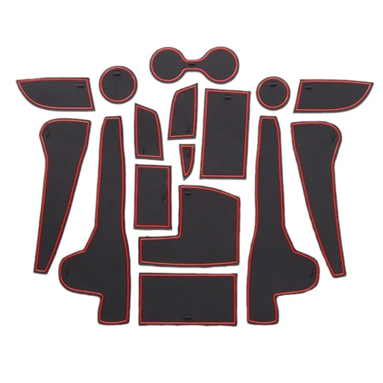 Modern 19-21 KONA Car Decoration Non-Slip Door Slot Pad Central Control Armrest Box Cross-Border Land Cruiser Shipped Guangzhou