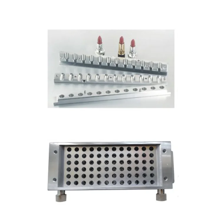Manufacture Hot Item Custom Professional Aluminium Lipstick Mould 6/12/24/48/72/96 Cavity Lipstick Making Mould