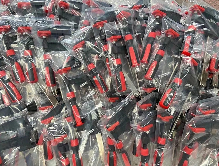 Spreader Work Bar Clamp F Clamp Gadget Tool DIY Hand Speed Squeeze Quick Ratchet Release Clip Kit Wood Working 4inch