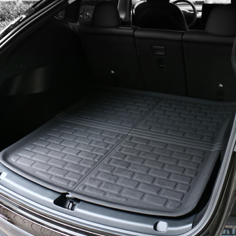 Accessories Parts Interior Tpr for Tesla Model Y Rear Back Trunk Car Trunk Mat Black Waterproof Customized OEM 
