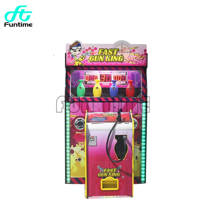 Hot Sale Playfun Fast Gunman Shooting Arcade Game Indoor Amusement Coin Operated Shoot Gun Shooting Games Machine for Kids