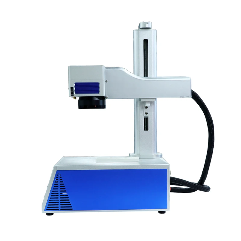 2024 Hot Sale Portable 20W 30W 50W Fiber Laser Marking Machine Logo For Metal Batch Cooling Fiber Laser Marking Machine