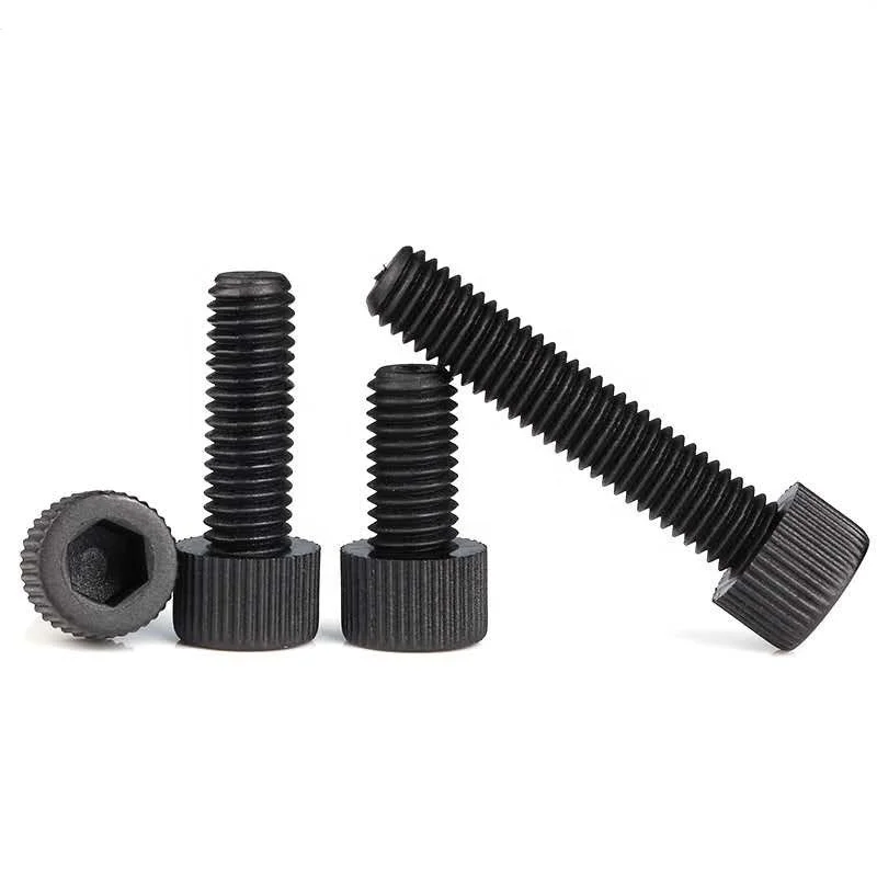 Sandingsheng in stock high quality white black PA66 polyamide plastic nylon hexagon socket cap bolt