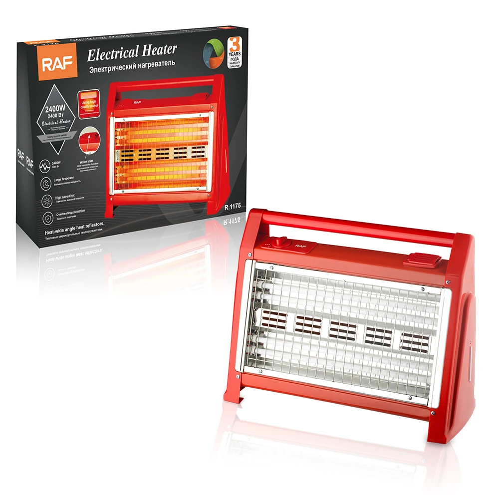 Superior Quality Indoor Use Desk Electric Space Radiant Heater Quartz Tube Heater Electric Infrared Heater