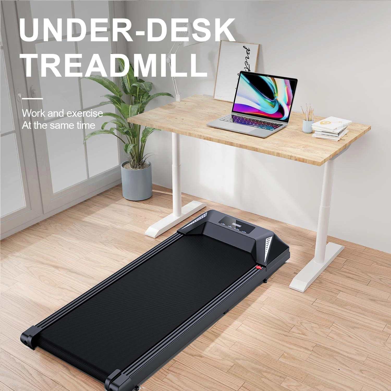 YUNPAO Mini Electric Manual Tredmill Home Foldable Portable Folding Walking Pad  Treadmill Machine Motor