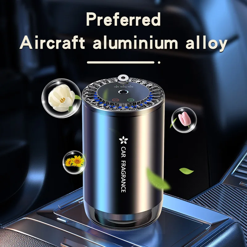 Custom logo Car Diffuser Portable Aroma Diffuser Essential Oil Aroma Diffuser Automatic Car Air Freshener Spray Dispenser