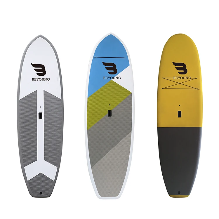  Beyoung мягкая Верхняя Пена SUP стоячая весло доска оптом под заказ Softtop
