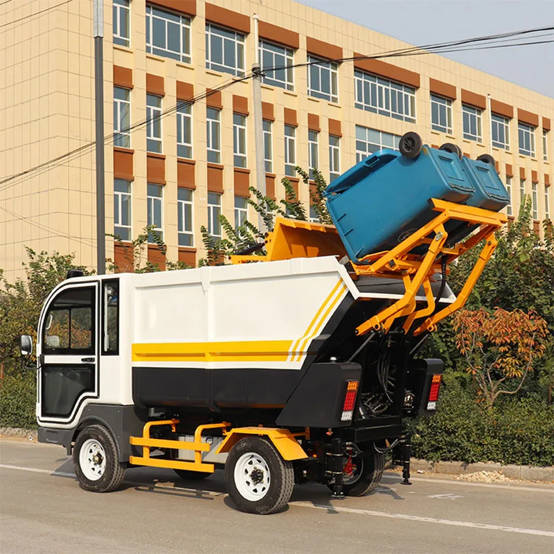 Electric Garbage Dump Truck Battery Operated Garbage Collection Truck Waste Transport Vehicle