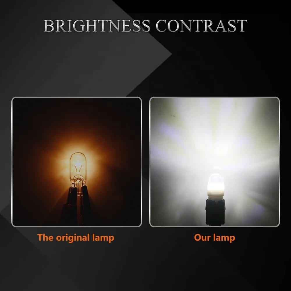 PC 2835 3SMD Floodlight DC 12V W5W 194 T10 Led Bulb Car HUD Indicator Led Dashboard light Auto Lighting Systems