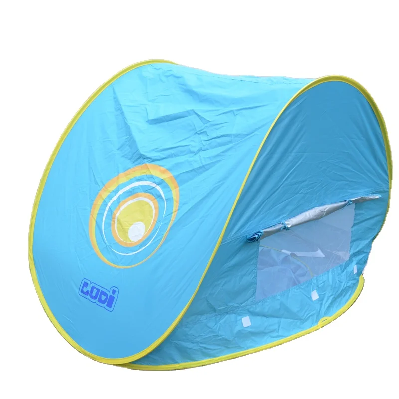 Children Waterproof Pop Up Sun Uv-protecting Sunshelter Baby Beach Tent With Pool