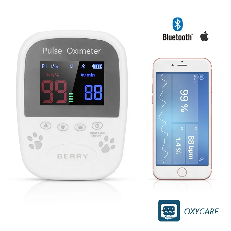 Berry Portable Vet Heart-Beat Animals Veterinary Blood Pressure Monitor Veterinarian Equipment