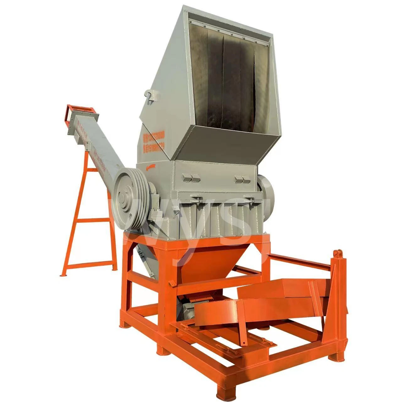 equipment for fruits plastic basket recycling crasher