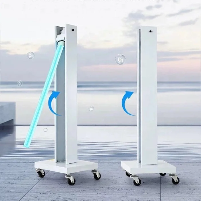 100W 150W УФ-лампы колесный автомобиль с озоном пульта дистанционного управления осветителя для ГРМ для школы больницы склад