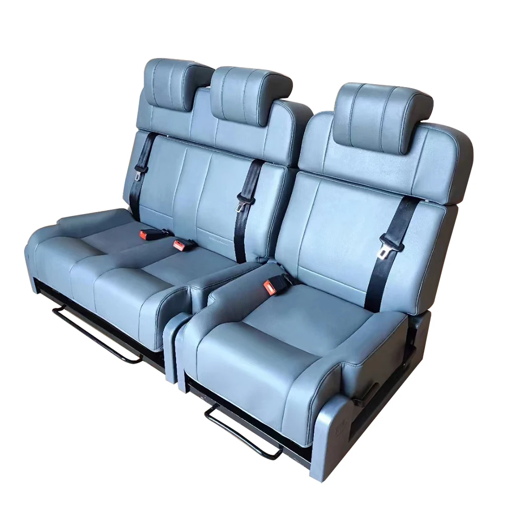 New Design Factory VIP Auto Interior Accessories rear sofa recline RV bed motorhome seats luxury bus seat for sale