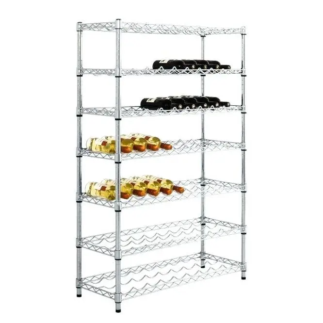 Cheap kitchen organizer racks shelf organiser open shelves holder and hanger 7 tier storage rack