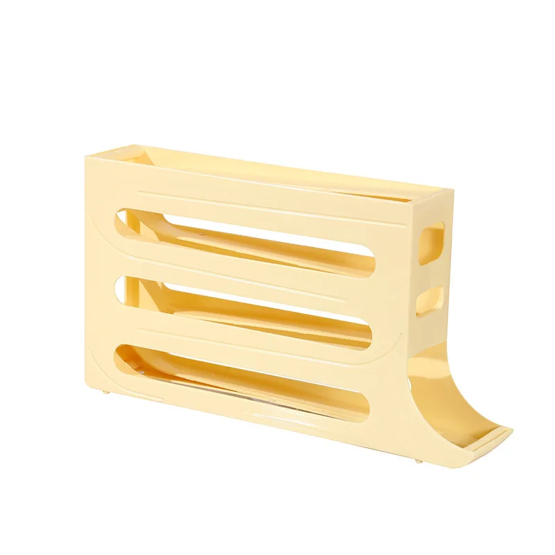 New Arrival 4-Layer Automatic 30 Rolling Egg Dispenser Egg Holder For Fridge