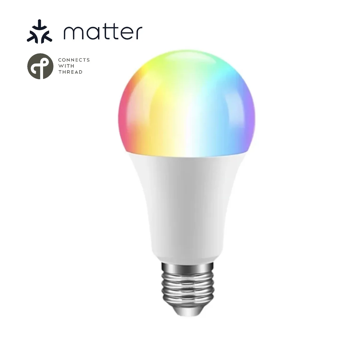 Matter  WiFi Smart Home 7w Smart Light Bulb E27 Dimmable Smart Things Siri Alexa Google Homepage 220V