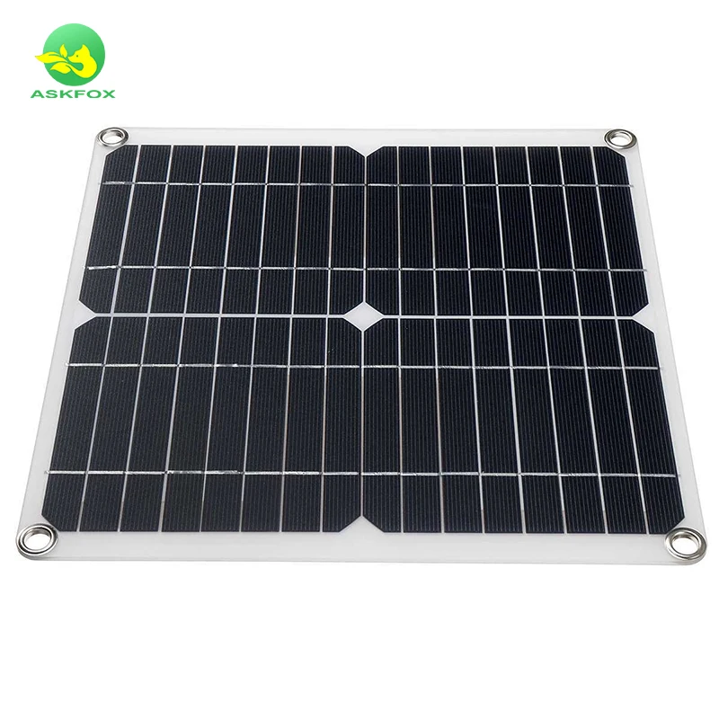2023 New design Monocrystalline Silicon Flexible Solar Power Bank Outdoor Photovoltaic Panel Solar Panel Kit free energy